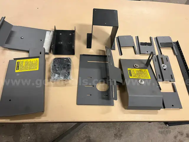 Metal brackets for emergency vehicles