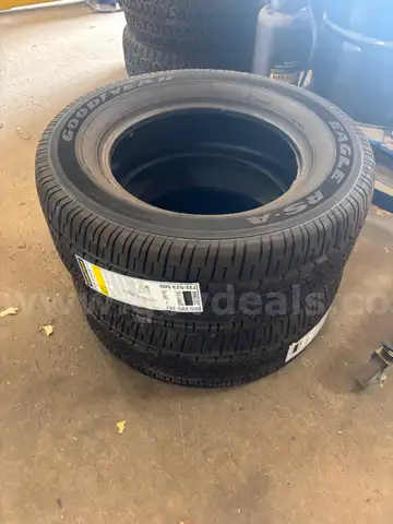 (2) Goodyear Eagle RS/A Tires P265/60R17