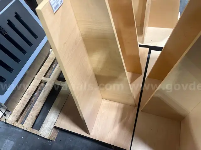 4 ROLLING DISPLAY CARTS