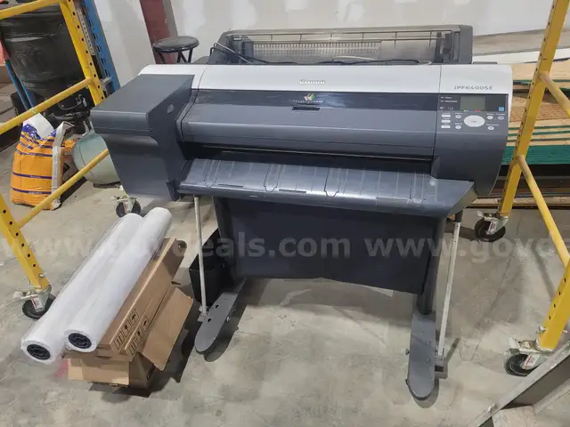 1 of 1 - Canon Image ProGraf IPF6400SE Color Map Printer