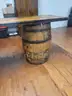 1 of 1 - 10.5ft long Whiskey Barrel Table