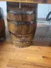 1 of 1 - 6.5 FT Long Whiskey Barrel Table