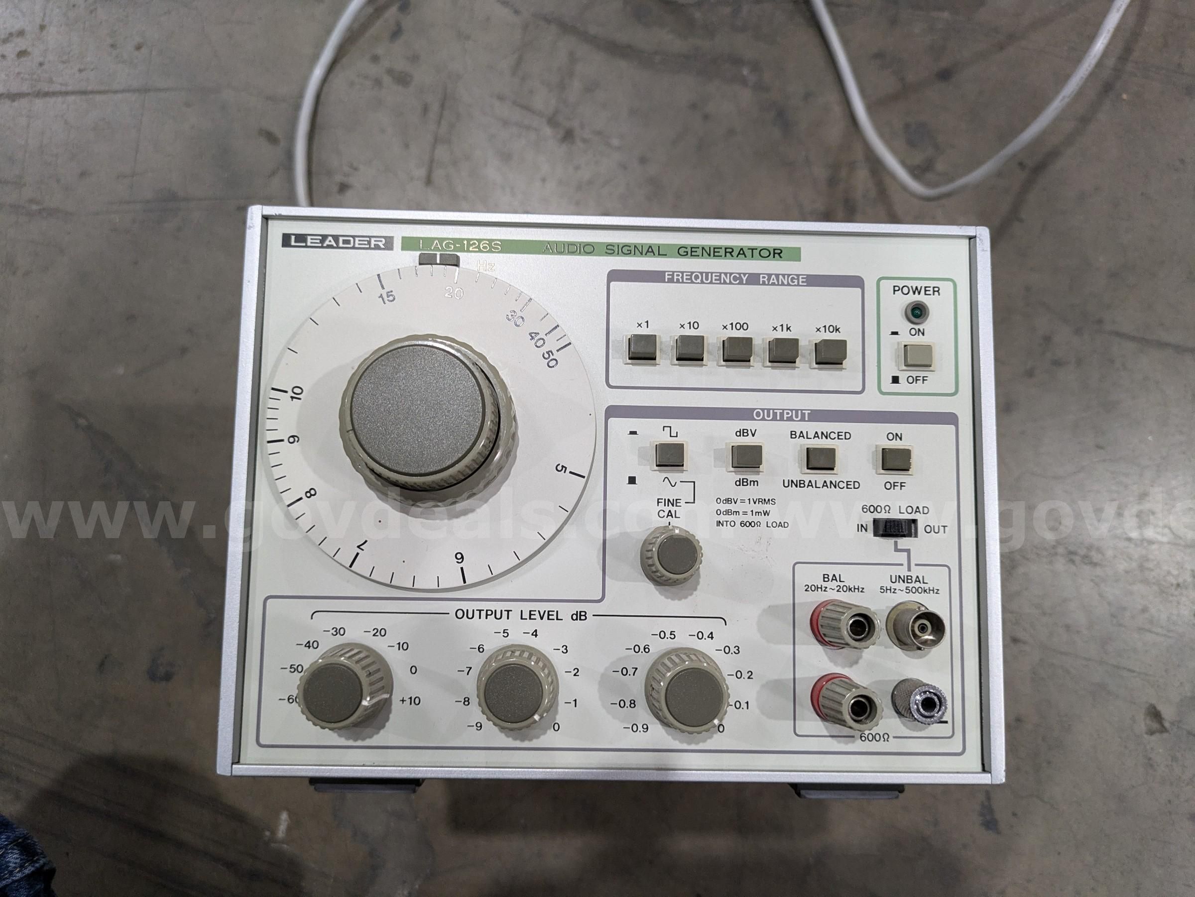 【公式】アクセサリーの激安通販 Leader Lag-126s AllSurplus | Generator Signal Audio アンプ