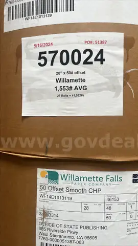 Lot of (19) Roll Stock 570024