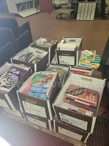 Lot of Books, VHS, CDs, and DVDs