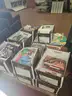Lot of Books, VHS, CDs, and DVDs