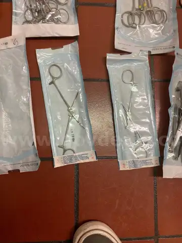 Lot of 28 Various Dental Scissors, Needle Holders, Pliers