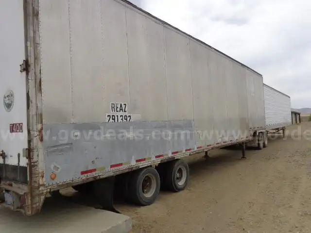 1972 Miller Drop Deck Trailer