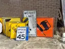 Used Signs - Approximately 70 signs, varying conditions