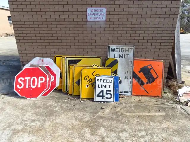 Used Signs - Approximately 70 signs, varying conditions