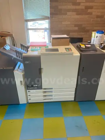 Riso COm COlor printer 7150 and HP Plotter