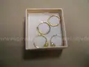 Lot of Gold Hoop Earrings