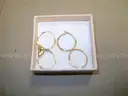 Lot of Gold Hoop Earrings