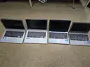 Lot of 4 Chromebooks, working status unknown