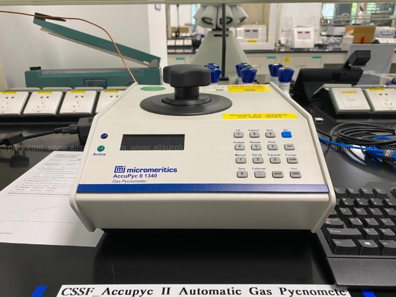 Gas Pycnometer 全自动真密度仪| AllSurplus