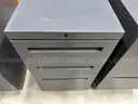 2 & 3 DRAWER UNDER DESK FILE CABINETS(LOT OF 6)