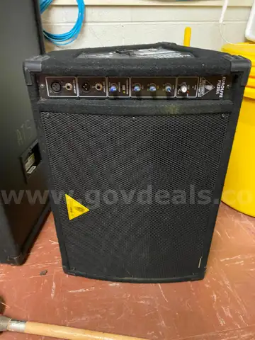 Pair of Eurolive F1220A Audio Speakers - DJ equipment