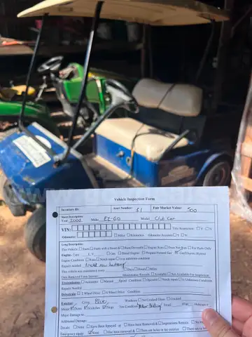 2000 EZ-GO CLUB CAR ELECTRIC GOLF CART