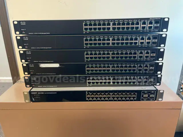 LOT OF LINKSYS AND CISCO SWITCHES