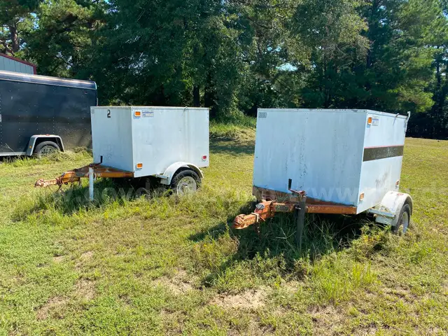 Lot of 2 Cargo Trailers