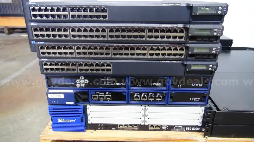 Lot of (5) RackMounts / Networking Equip. ID: 4114