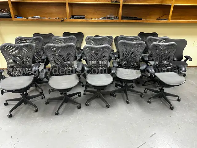 (16) Herman Miller Mirra Chairs