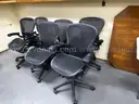 (6) Herman Miller Aeron Chairs