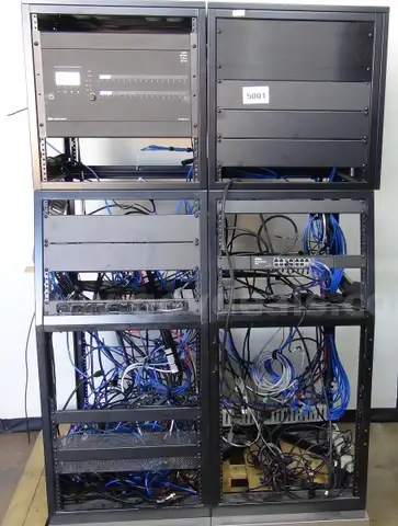 (2) Audio Broadcasting Equipment Racks - ID:5001