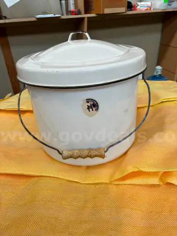 Lot of Vintage Military Enamel and Stainless-Steel Products