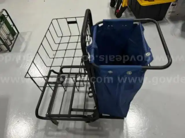 Lot of 2 Janitorial Carts