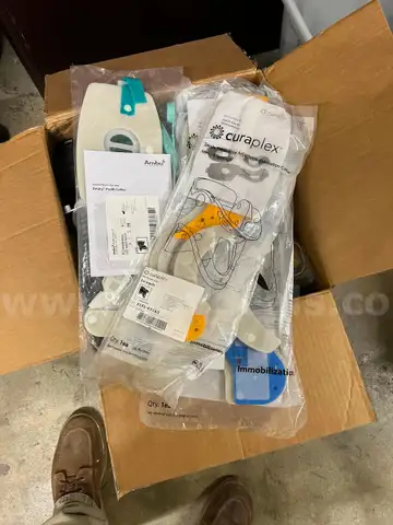 4 boxes of expired medical supplies for training