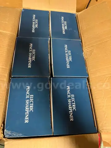 Case of Electric Pencil Sharpeners