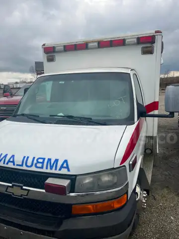 2010 Chevrolet Express 3500 Duramax Wheeled Coach Ambulance