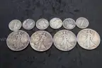 Lot of (13) Coins