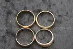 Lot of (4) Rings &#x26; (31) Foreign Coins