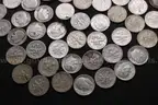 Lot of (116) Dimes &#x26; Nickles
