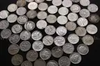 Lot of (116) Dimes &#x26; Nickles