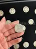 TWENTY-THREE US COINS:  (21) PRE- 65 WASHINGTON QUARTERS ; (1) MECURY DIME; (1) BUFFALO NICKEL