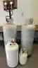 Lot of 4 Propane Tanks