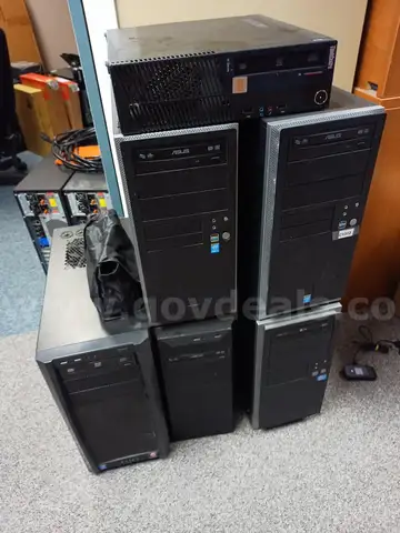 Lot of 6 Windows Desktop PC's
