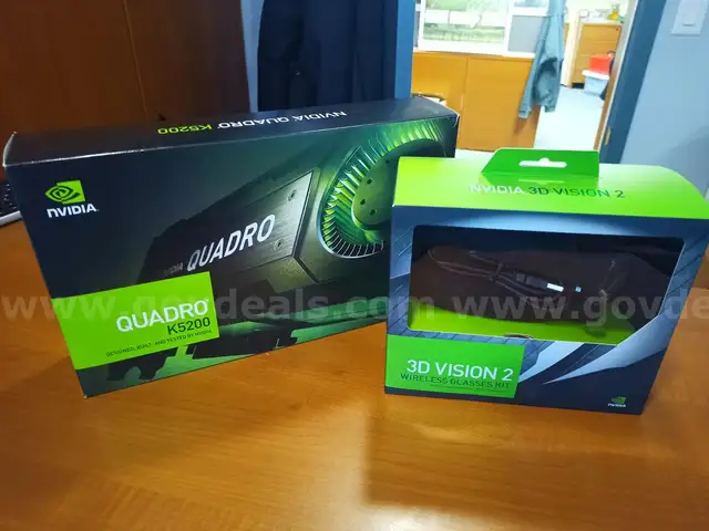 NVIDIA Quadro K5000 and 3D Vision 2 Kit