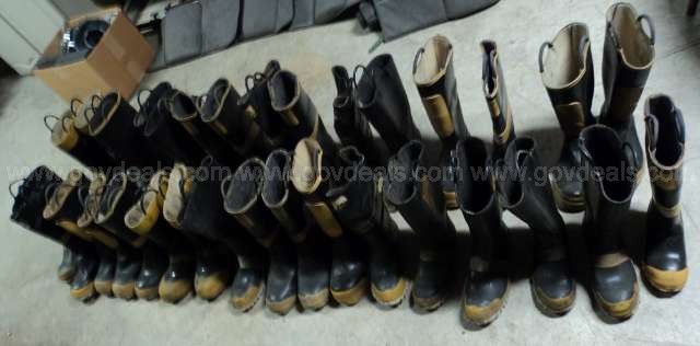 Used hot sale firefighter boots