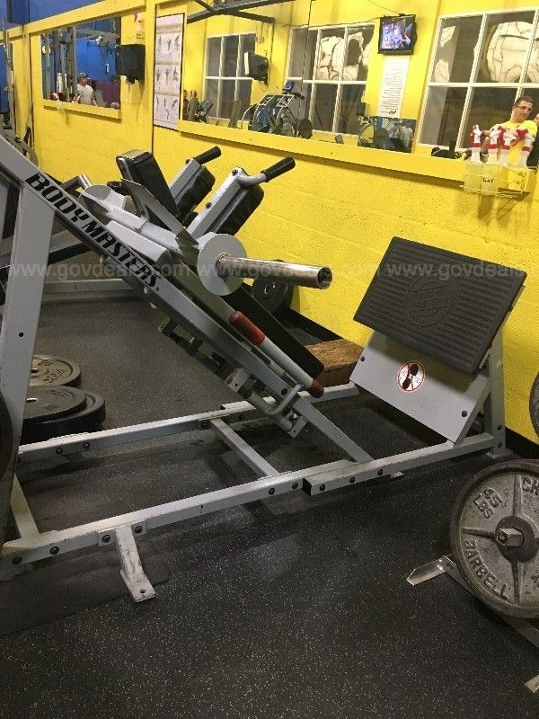 Body masters leg discount press