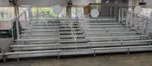 Lot of 4 Aluminum Bleachers