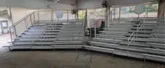 Lot of 4 Aluminum Bleachers