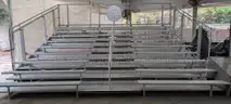 Lot of 4 Aluminum Bleachers
