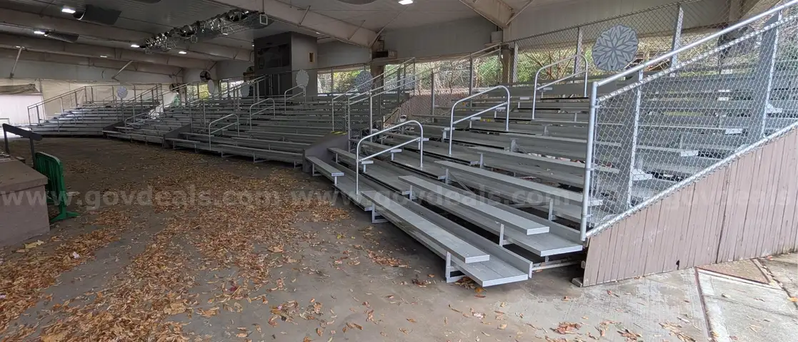 Lot of 4 Aluminum Bleachers
