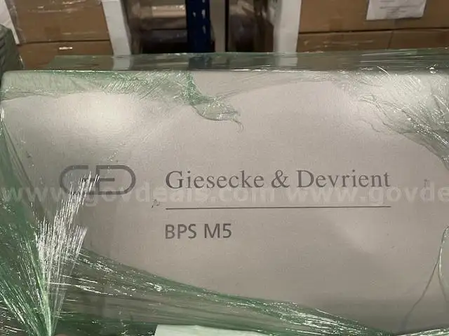 G &#x26; D BPS M5 Modular Banknote Processor