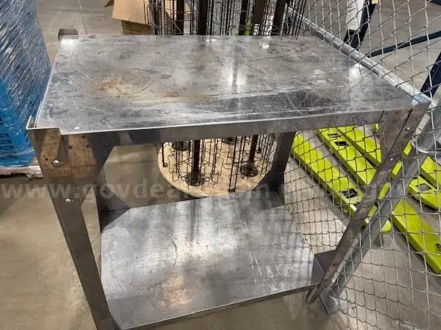 Table, stainless steel