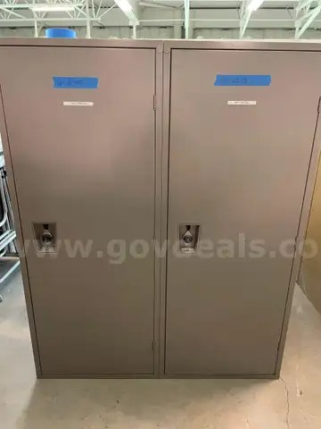 Set of 2 Lockers with built in combinations